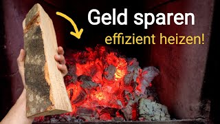 Weniger Holz nötig HolzofenKachelofen sparsam  effizient nutzen mit dieser Methode Anleitung [upl. by Lyrpa]