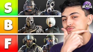 The BEST OPERATORS in Rainbow Six Siege Y9S1 Tier List [upl. by Haimerej776]