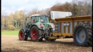 Tubeline Nitro Manure Spreader DEMO [upl. by Akeit444]