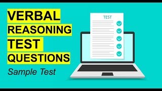 VERBAL REASONING TEST Questions amp Answers Tips Tricks and Questions [upl. by Maddie933]