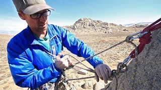 Traditional Climbing 21 How to Escape the Belay Device—Off Your Harness  Climbing Tech Tips [upl. by Yetnom]