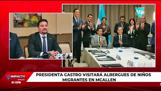 Presidenta visitará albergues de niños migrantes [upl. by Glendon171]