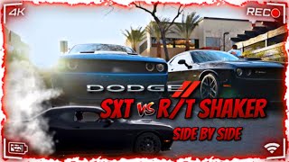 2023 Challenger GT vs RT Shaker  Side by Side Comparison [upl. by Kapeed]