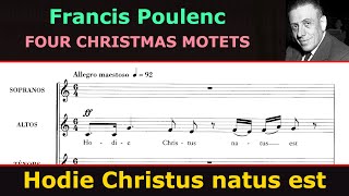 Francis Poulenc  Hodie Christus natus est The Philadelphia Singers [upl. by Alboran333]