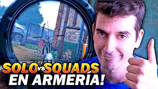 Así JUEGO AHORA SOLO vs SQUADS en el NUEVO ARMORY 😱 Arena Breakout Infinite Season 1 [upl. by Zelde]