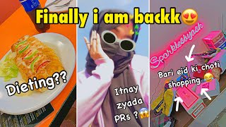 Bari Eid Ki Tayari😍 Unboxing PR Packages Aj Say Dieting Shuru  Shopping 🛍️ [upl. by Nyrual696]