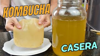 Cómo hago KOMBUCHA en casa [upl. by Airam]