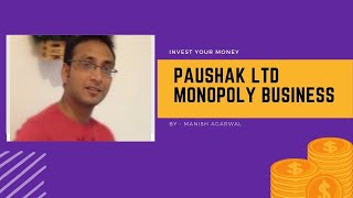 Paushak Ltd  Complete Analysis  By Manish Agarwal [upl. by Camarata]