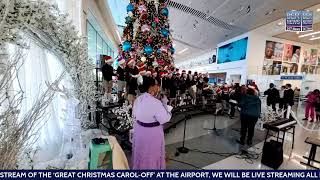 Live Video Saltus Upper Primary Choir at Skyport Bermuda CarolOff [upl. by Eimar]