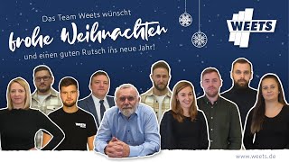 Weihnachts amp Neujahrsgrüße vom Team Weets 🎄✨  Spedition Weets GmbH [upl. by Sidnala]