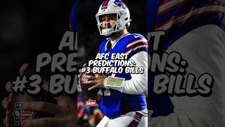 NFL Division Predictions AFC East  No 3 Buffalo Bills FactsOnSports nfl football [upl. by Sig551]