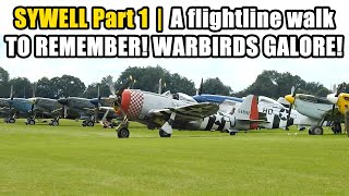 SYWELL 2024 Part 1  A flightline walk TO REMEMBER WARBIRDS GALORE  23062024 [upl. by Rana]