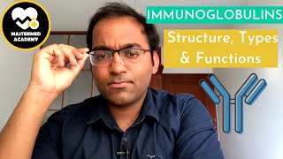 Immunoglobulins Structure Types amp Functions [upl. by Segal]