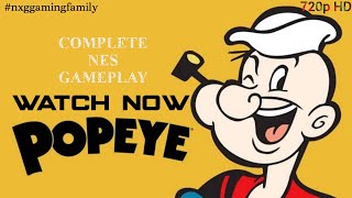 POPEYE the sailor man  ALL EPISODES  NES gameplay popeye bluto olive nes omg cartoonnetwork [upl. by Lauhsoj]