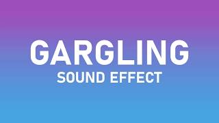 Gargling Mouthwash Sound Effect  Gurgling Sound  Throat [upl. by Ammann]