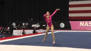 Nicoletta Koulos – Floor Exercise – 2015 Nastia Liukin Cup [upl. by Zachar]