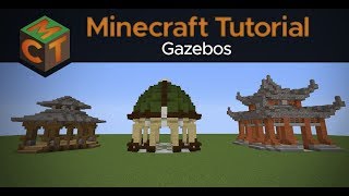 3 Easy Gazebo Designs in Minecraft [upl. by Paxon881]