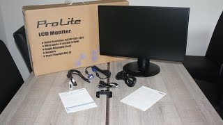 Unboxing  IIyama Prolite B2481HS Monitor [upl. by Nosreip]