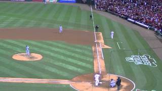 Cardinals vs Rangers World Series 2011 Game 6 Freese WalkOff Home Run Commentary by Cardinal Cowboy [upl. by Swinton]