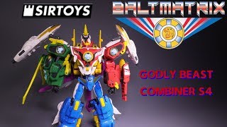 Celestial Warriors  SirToyscom  GODLY BEAST COMBINER S4 [upl. by Sayre]