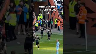 Reaction To Oscar Zambrano’s Goal VS Cardiff City shorts hcafc UTT zambrano reaction [upl. by Asiat]