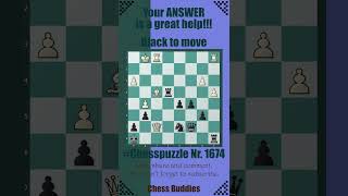 Chess Puzzle 1674 chesspuzzle chessseries chesspuzzleseries chess chessgame quiz chessbrains [upl. by Valentine620]