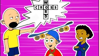 Caillou Gets Ungrounded Caillou Hears Bad Word From Boy Then Learns Lesson And Boy Gets Grounded [upl. by Annehs]