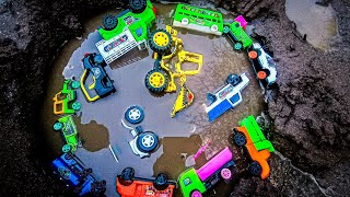 diy truck tractor jcb wala video  truck tractor jcb jumping toy video  kids toy gadi wala video [upl. by Etnuahc77]