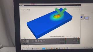 Flow3d11 2 laser powder feeding additive manufacturing FDM laser cladding [upl. by Redwine]