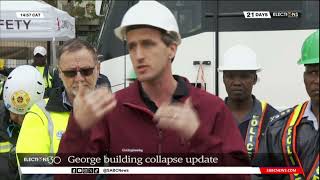 George Building Collapse  Building presenting many challenges for rescue teams slow progress [upl. by Arron]