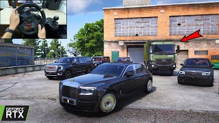 Attacking MAFIA CONVOY Transporting Drug in GTA 5  RollsRoyce Phantom VIII CONVOY Gameplay [upl. by Fregger]