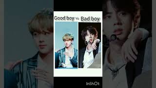 BTS members good boy vs Bad boy bts kpopidol shorts treanding viral [upl. by Yetah]