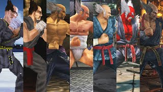 EVOLUTION of Heihachi Mishimas Character Model [upl. by Dorran762]