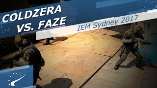 coldzera vs FaZe  IEM Sydney 2017 [upl. by Nnaecyoj]