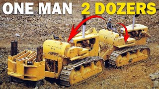 Two Dozers One Operator CAT DD9G ⯮ BEST OF MINING SHORTS JUNE 2024 [upl. by Sells]