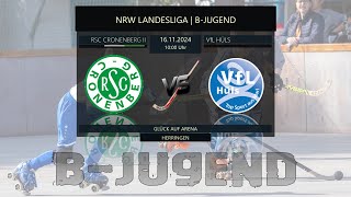 2 🏑 ROLLHOCKEY NRWLIGA 2425  RSC Cronenberg II vs VfL Hüls [upl. by Enelra680]