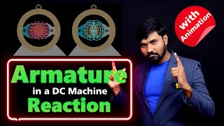 armature reaction in dc generator  Armature Reaction in DC motor  Mastering Armature Reaction [upl. by Ramsey]