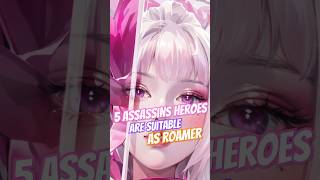 5 Assassins Heroes Are Suitable As Roamer mobilelegends mlbbheroes mlbb heroml [upl. by Hassadah]