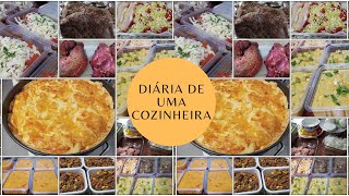 TRABALHO DE DIÁRIA DE COZINHEIRA 2 DIÁRIAS 1 VÍDEO RECEITAS RAPIDAS gratasou [upl. by Acilgna]