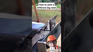 welding tips and tricks joint different big steel welder weldingjoints handwelder welding diy [upl. by Linette172]