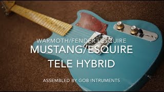 Warmoth MUSTQUIRE TELECASTER ESQUIRE MUSTANG HYBRID [upl. by Ztirf]