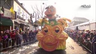 Grote Twentse Carnavalsoptocht 2015 in Oldenzaal verslag TV Oost [upl. by Alyakcim513]