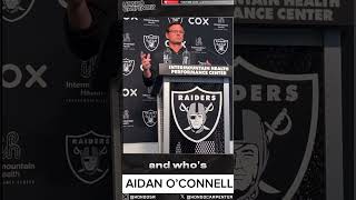 Las Vegas Raiders QB Coach Rich Scangarello on QB Aidan OConnell lasvegasraiders aidanoconnell [upl. by Lexie447]