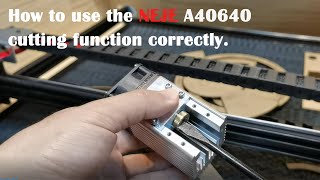 Correct use of NEJE A40640 module cutting function [upl. by Aicilak]