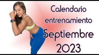 Calendario de entrenamiento Septiembre [upl. by Eriha]