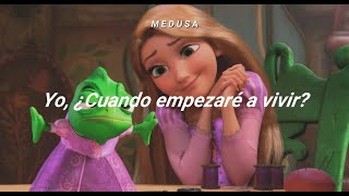 Cuando empezare a vivir — Enredados Danna Paola  Lyrics Español [upl. by Launamme]