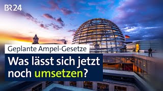 Geplante AmpelGesetze Was jetzt noch geht  BR24 [upl. by Alinna]