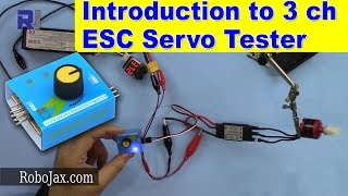 Introduction to 3 Channel ESC Servo Tester RJX385 [upl. by Schonfield537]