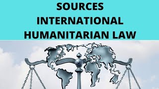 Sources of International Humanitarian Law  Treaties and Customs Ghulam Farooque Kaka [upl. by Malanie]