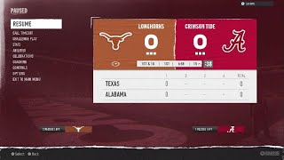 College Football Alabama VS Texas [upl. by Allianora]